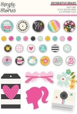 Simple Stories Crafty Babe - Decorative Brads