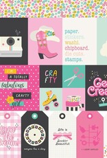 Simple Stories Crafty Babe Elements 1 - 12x12 Pattern Paper