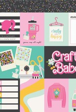 Simple Stories Crafty Babe Elements 2 - 12x12 Pattern Paper