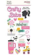 Simple Stories Crafty Babe - Foam Stickers