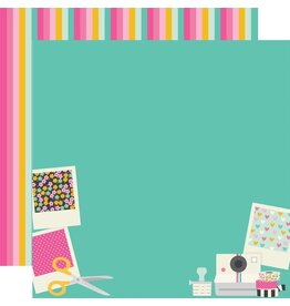 Simple Stories Crafty Babe Making Memories -  12x12 Pattern Paper