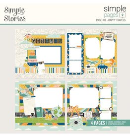 Simple Stories Happy Travels - Simple Pages Page Kit