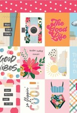 Simple Stories Sunny Days - 3x4 Elements 12x12 Pattern Paper