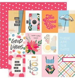 Simple Stories Sunny Days - 3x4 Elements 12x12 Pattern Paper