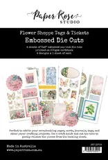 Paper Rose STUDIO Flower Shoppe Embossed Basic Tag Die Cuts