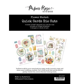 Paper Rose STUDIO Flower Shoppe 6x8 Quick Card Die Cuts