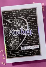 Spellbinders Sending Smiles Sentiments Stamp and Dies