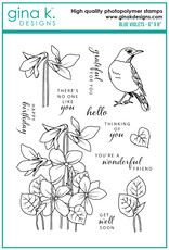 Gina K. Designs Blue Violet- Stamp and Die
