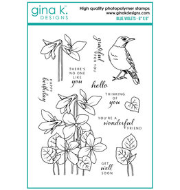Gina K. Designs Blue Violet- Stamp and Die