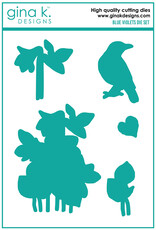 Gina K. Designs Blue Violet- Stamp and Die