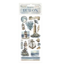 Stamperia Silent Sea Lighthouse Rub-Ons
