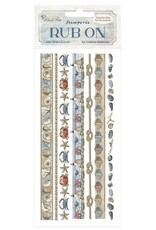 Stamperia Silent Sea Stripes Rub-Ons