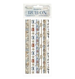 Stamperia Silent Sea Stripes Rub-Ons