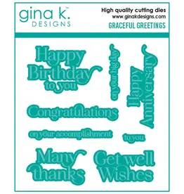 Gina K. Designs Graceful Greeting - Die