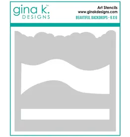 Gina K. Designs Beautiful Backdrops - Stencil