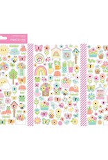 Doodlebug Design Butterfly Kisses - Mini Icon Stickers