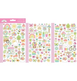 Doodlebug Design Butterfly Kisses - Mini Icon Stickers