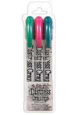 Tim Holtz - Ranger Distress Crayon Pearl Holiday Set 4 **