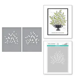 Spellbinders Betterpress Uniquely You Stencil (JAN 2025 Add-on)