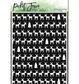 PICKET FENCE STUDIOS Reindeer games Stamp and Stencil