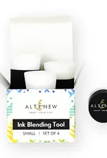 ALTENEW Small Blending Brush - Set of 4 Flat Bristles