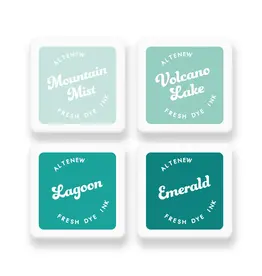 ALTENEW Sea Shore Fresh Dye Ink Mini Cube Set