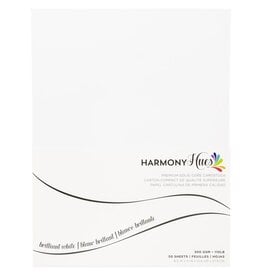 Harmony Hues Harmony Hues Brillant White- 8.5x11 110lbs 50 sheets