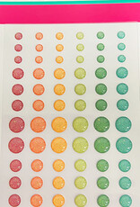 Pink & Main Summer Fruits Glitter Enamel Dots