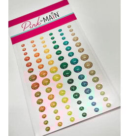 Pink & Main Floral Pumpkin Glitter Enamel Dots