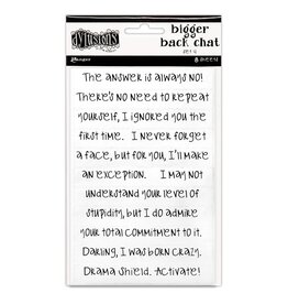Ranger Dylusions Back Chat Stickers - White 4