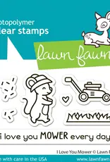 Lawn Fawn I love you Mower - Stamp & Die