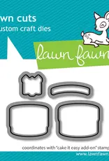 Lawn Fawn Cake It Easy Add On - Stamp & Die