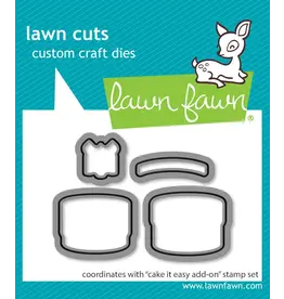 Lawn Fawn Cake It Easy Add On - Stamp & Die