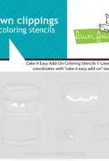 Lawn Fawn Cake It Easy Add On - Coloring Stencil
