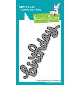 Lawn Fawn Scripty Birthday - Die