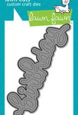 Lawn Fawn Scripty Birthday Outline Add On - Die