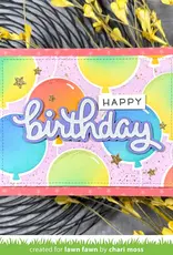 Lawn Fawn Scripty Birthday Outline Add On - Die