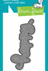 Lawn Fawn Scripty Happy Outline Add On - Die