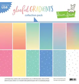 Lawn Fawn Gleeful Gradients - 12x12 Collection Pack
