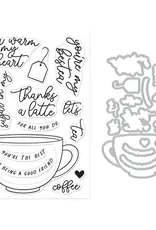 Hero Arts Coffee or Tea - Stamps and Dies