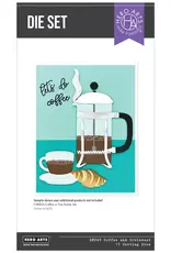 Hero Arts Coffee and Croissant - Dies