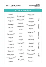 Spellbinders Color Swatch Names - Stamp