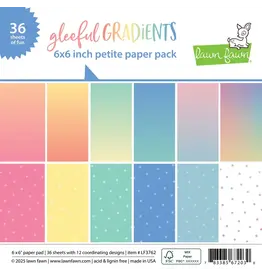 Lawn Fawn Gleeful Gradients - 6x6 Petite Paper Pack