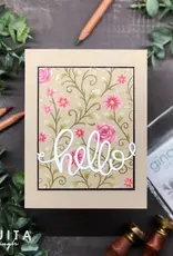 Gina K. Designs Tangled Garden Background - Stamp