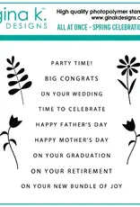 Gina K. Designs All At Once Spring Celebration - Stamp