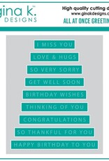 Gina K. Designs All at Once Greetings - Die