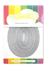 Waffle Flower Nesting Oval - Dies