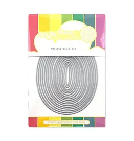Waffle Flower Nesting Ovals Die