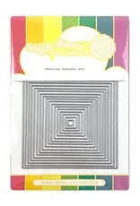 Waffle Flower Nesting Squares Die