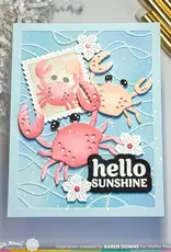 Waffle Flower Hello Sunshine Sentiments - Stamp